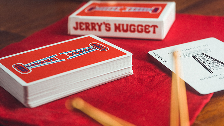 Modern Feel Jerry's Nuggets, Red Stripper Playing Cards