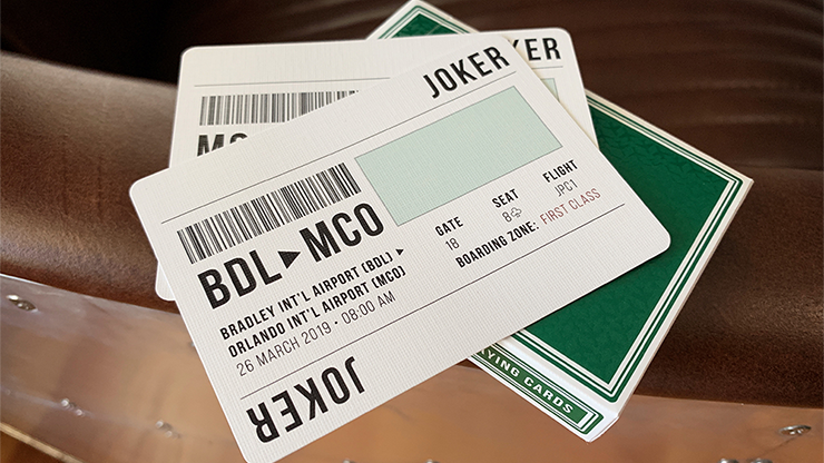 Premier Edition in Jetsetter Green by Jetsetter Playing Cards - Image 3