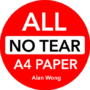 No Tear Pad, Extra Large, 8.5 X 11.5 inch ALL No Tear by Alan Wong 65450-full.png