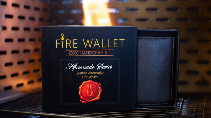 The Aficionado Fire Wallet, Gimmick and Online Instructions by Murphy's Magic Inc.