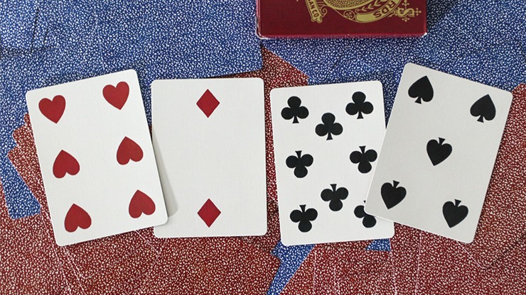 Limited Late 19th Century Square Faro, Blue Playing Cards - Image 3