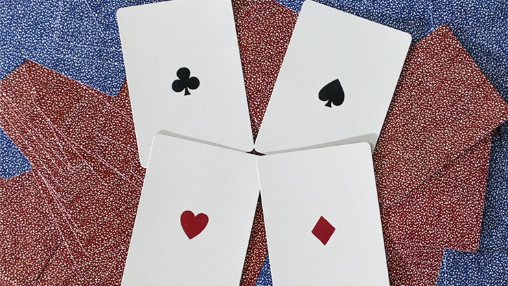 Limited Late 19th Century Square Faro, Blue Playing Cards - Image 5