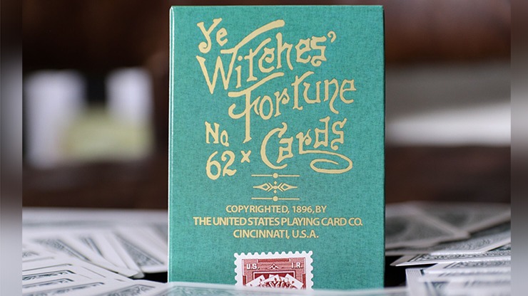 Limited Edition Ye Witches' Fortune Cards, 2 Way Back Green Box