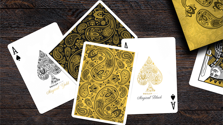 Paisley Magical Gold Playing Cards by Dutch Card House Company - Image 3