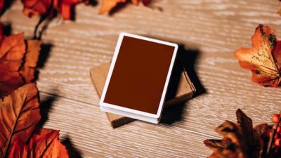 NOC on Wood, Brown Playing Cards - Image 3