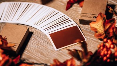 NOC on Wood, Brown Playing Cards - Image 5