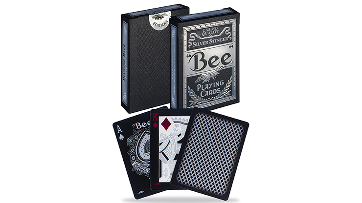 Bee Silver Stinger Playing Cards by USPCC - Image 2