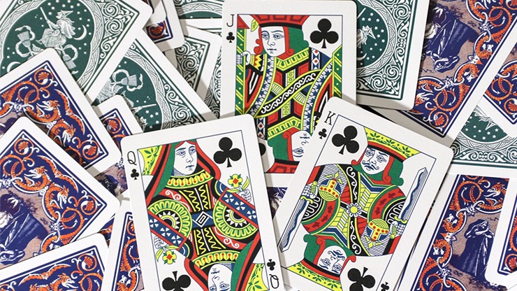 Limited Edition Ye Witches' Gold Gilded Fortune Cards, 2 Way Back, RED BOX - Image 2