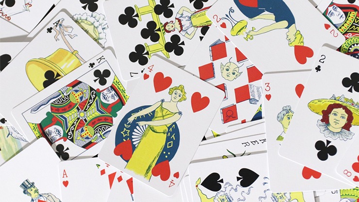 Limited Edition Ye Witches' Gold Gilded Fortune Cards, 2 Way Back, RED BOX - Image 6