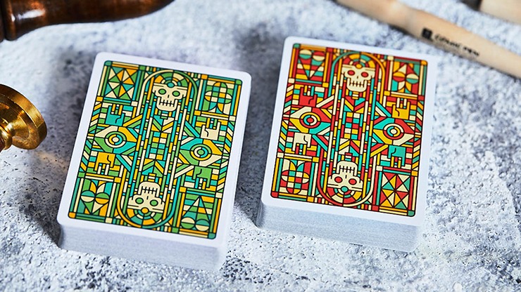 Bloodlines, Emerald Green Playing Cards by Riffle Shuffle - Image 3