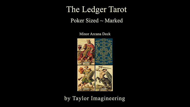 Ledger Minor Arcana Deck Poker Sized, 1 Deck and Online Instructions by Taylor Imagineering