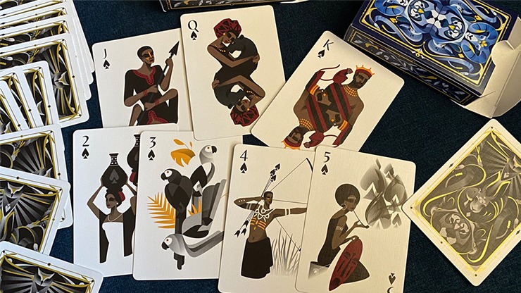 5th Kingdom Semi-Transformation, Artist Standard Edition Black 1 Way Playing Cards - Image 5