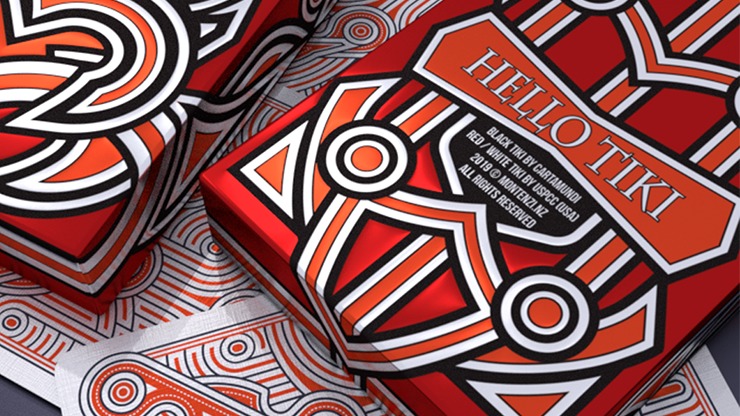 Hello Tiki, Red Playing Cards - Image 2