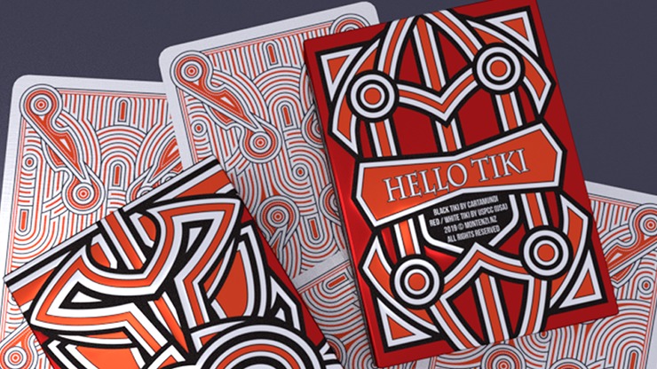 Hello Tiki, Red Playing Cards