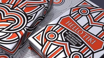 Hello Tiki, White Playing Cards - Image 2