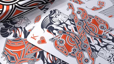 Hello Tiki, White Playing Cards - Image 3