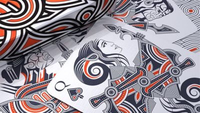 Hello Tiki, White Playing Cards - Image 4