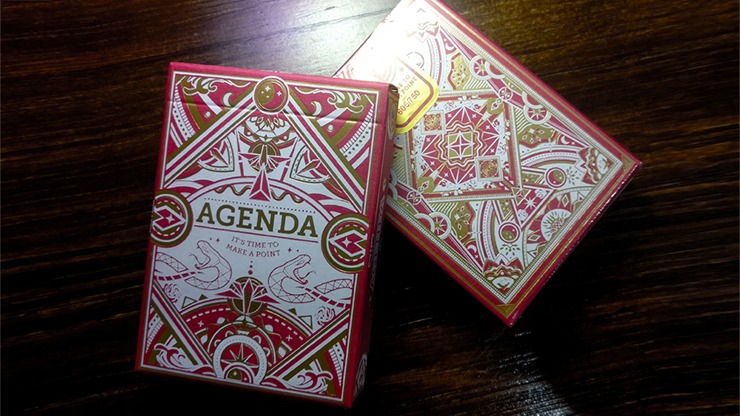 Agenda Red Premium Edition Playing Cards - Image 2