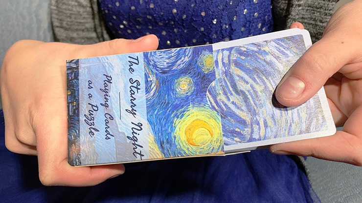 Limited Edition Gilded Vincent van Gough The Starry Night Playing Cards - Image 2