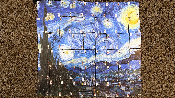 Limited Edition Gilded Vincent van Gough The Starry Night Playing Cards - Image 6