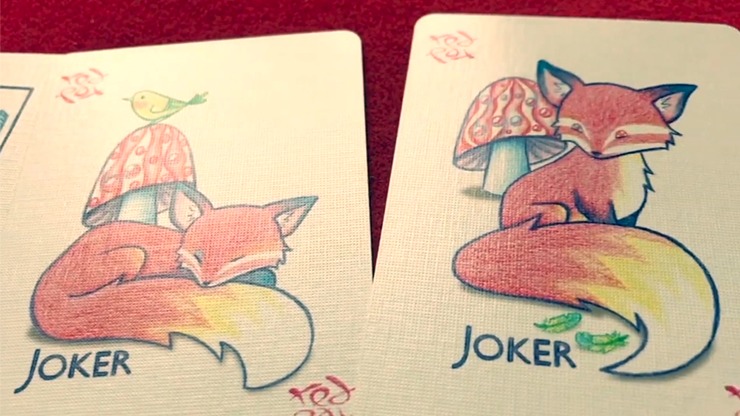 Red Fox Playing Cards, Purple - Image 4