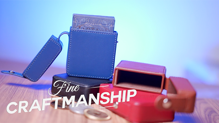 MAZE Leather Card Case, Red by Bond Lee - Image 4