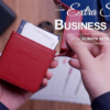 MAZE Leather Card Case, Blue by Bond Lee - Image 5