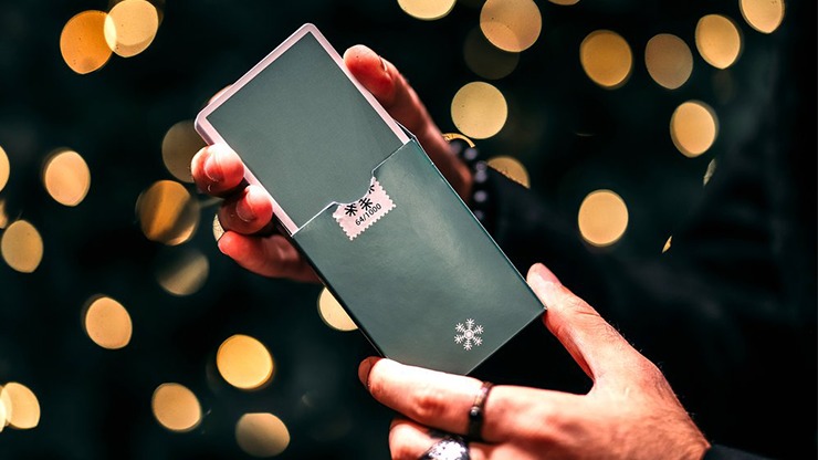 Winter NOC Survival Green, Metallic Green Numbered Seal Playing Cards - Image 2