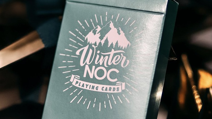 Winter NOC Survival Green, Metallic Green Numbered Seal Playing Cards - Image 5