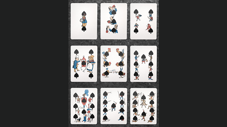 Eclipse Comic, Red Vintage Transformation Playing Cards - Image 6