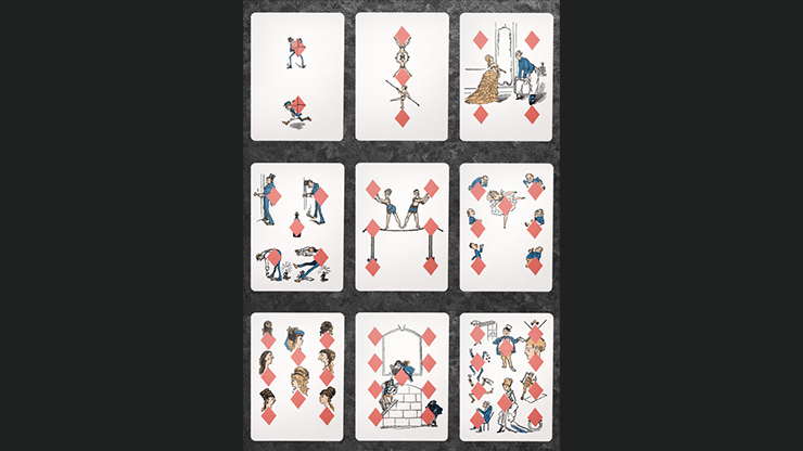 Eclipse Comic, Blue Vintage Transformation Playing Cards - Image 6