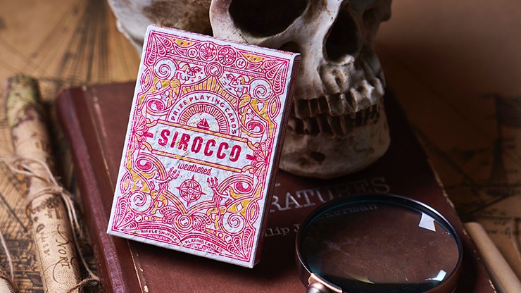Sirocco Weathered, Numbered Seal Playing Cards by Riffle Shuffle