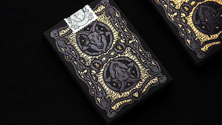 666 Dark Reserves, Gold Foil Playing Cards - Image 2