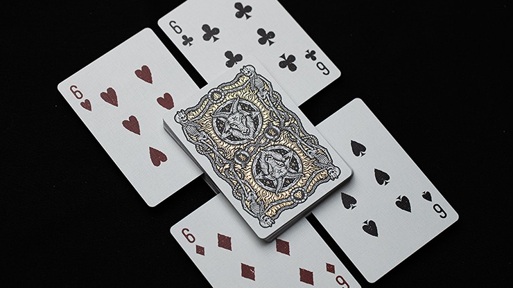 666 Dark Reserves, Gold Foil Playing Cards - Image 5