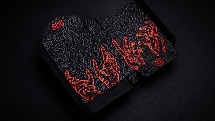 666 Red Playing Cards by Riffle Shuffle - Image 2
