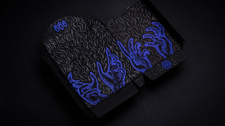 666 Blue Playing Cards by Riffle Shuffle - Image 2