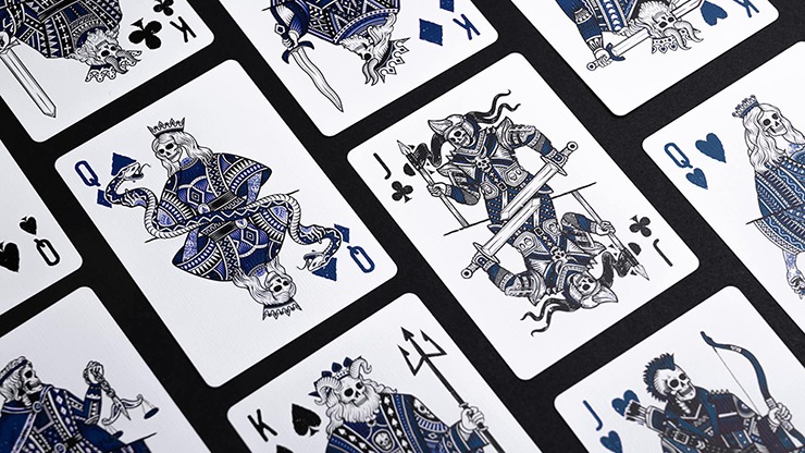666 Blue Playing Cards by Riffle Shuffle - Image 5