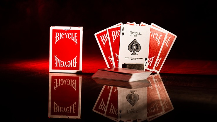 Bicycle Insignia Back, Red Playing Cards - Image 2