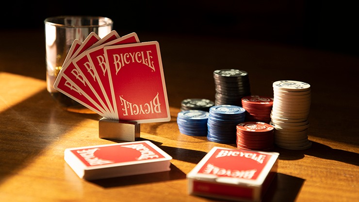 Bicycle Insignia Back, Red Playing Cards - Image 3