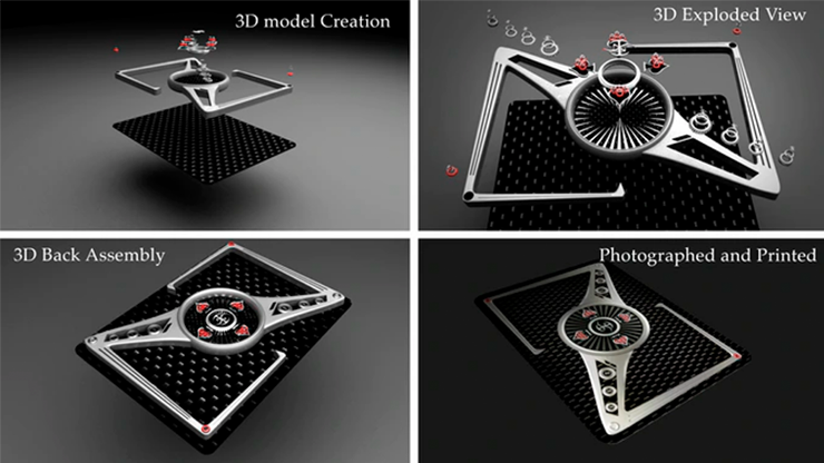 Chrome Kings Carbon Playing Cards, Standard - Image 5