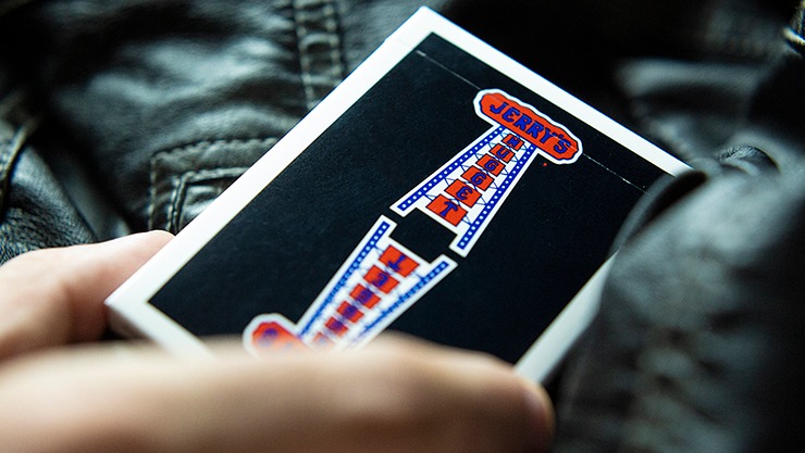 Vintage Feel Jerry's Nuggets, Black Playing Cards