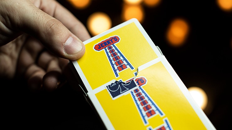 Vintage Feel Jerry's Nuggets, Yellow Playing Cards - Image 2