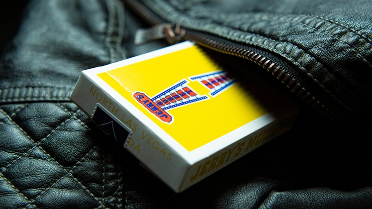 Vintage Feel Jerry's Nuggets, Yellow Playing Cards