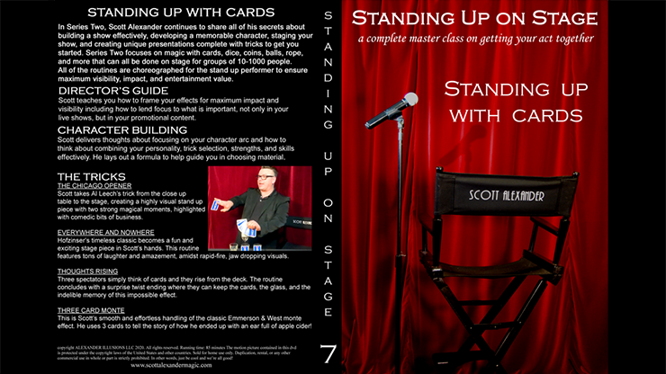 Standing Up On Stage V7 CARDS by Scott Alexander - Image 3
