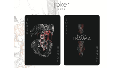 Black Trauma Playing Cards - Image 5