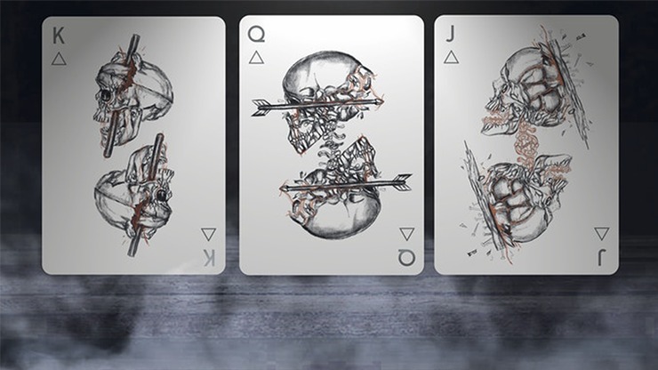 Black Trauma White Edition Playing Cards - Image 3