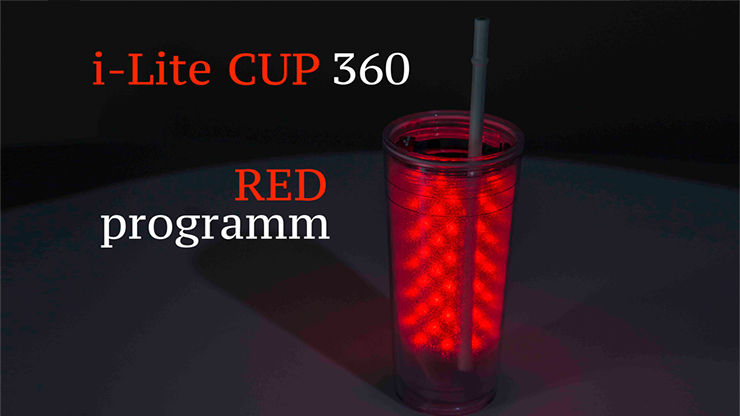 I-Lite Cup 360 Red by Victor Voitko (Gimmick and Online Instructions)