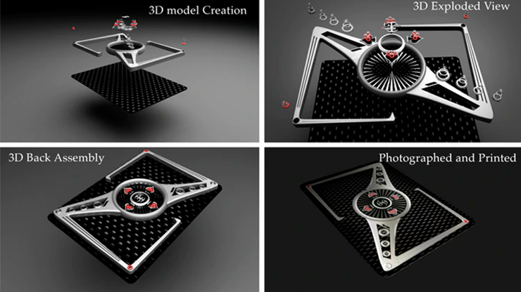 Chrome Kings Carbon Playing Cards, Foiled Edition - Image 5