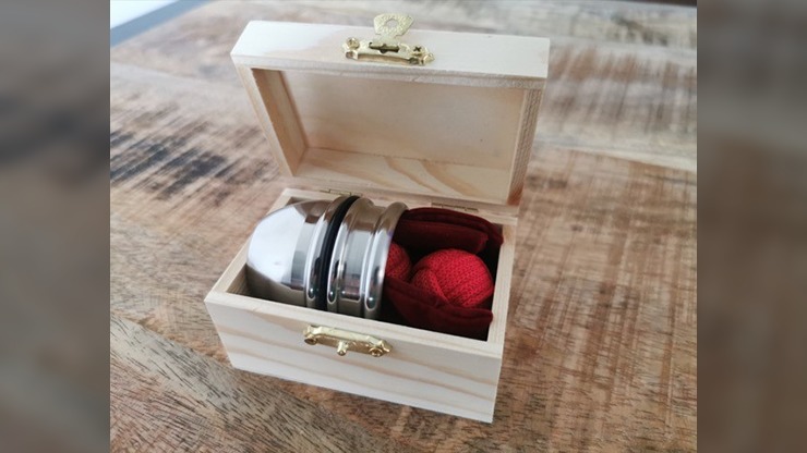 Stainless Steel Mini Chop Cup, with Chop Cup Balls - Image 2