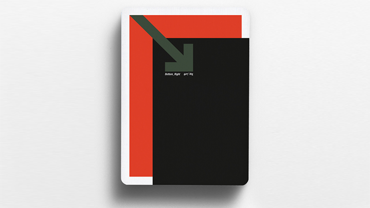 Offset Orange Playing Cards by Cardistry Touch - Image 3